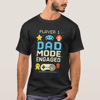 T-shirt ativada no modo de Pai Player 1