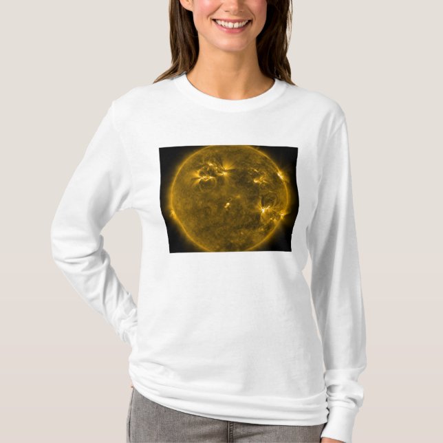 T-shirt Atividade solar no Sol 4 (Frente)