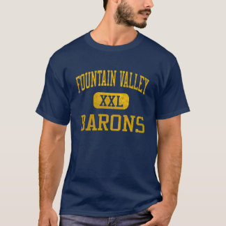 T-shirt Atletismo dos Barões de Fountain Valley