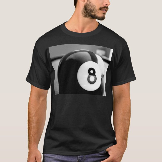 T-shirt Atrás do 8-Ball, bola oito (Frente)