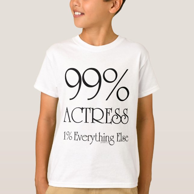 T-shirt Atriz de 99% (Frente)