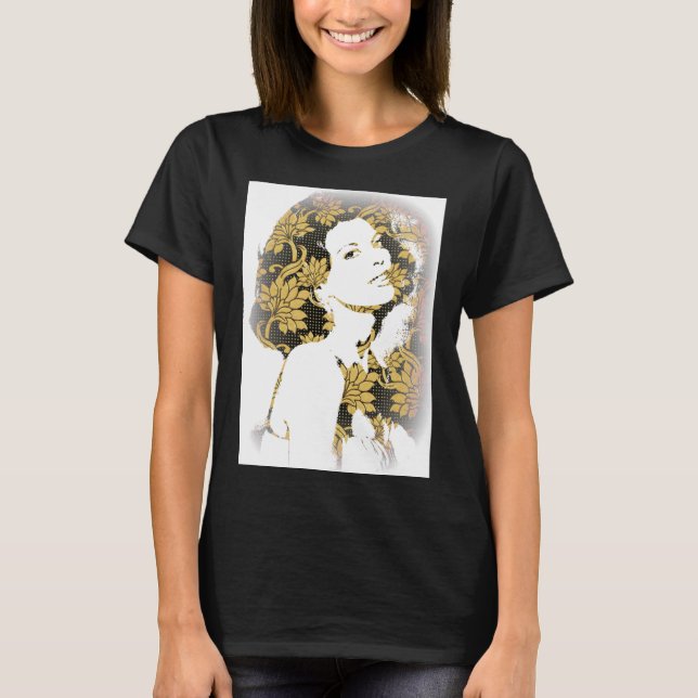 T-shirt Atriz retrô (Frente)