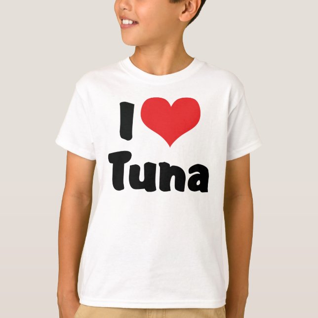 T-shirt Atum Coração que Eu Amo (Frente)