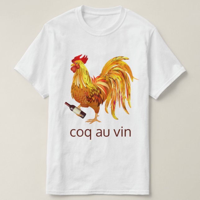T-shirt Au Vin de Coq (Frente do Design)
