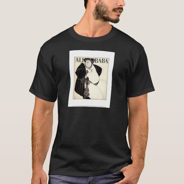 T-SHIRT AUBREY BEARDSLEY - IMPRESSÃO DO BABÁ DE ALI (Frente)
