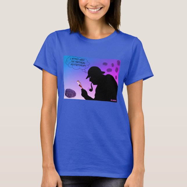 T-shirt "Auditor:I Detecta Apenas as Declarações Incorreta (Frente)