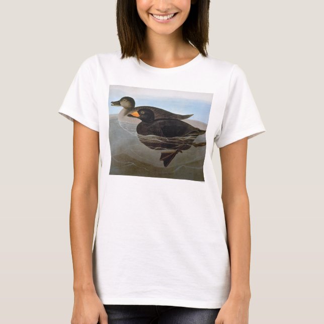 T-shirt Audubon: Negrinha preta (Frente)