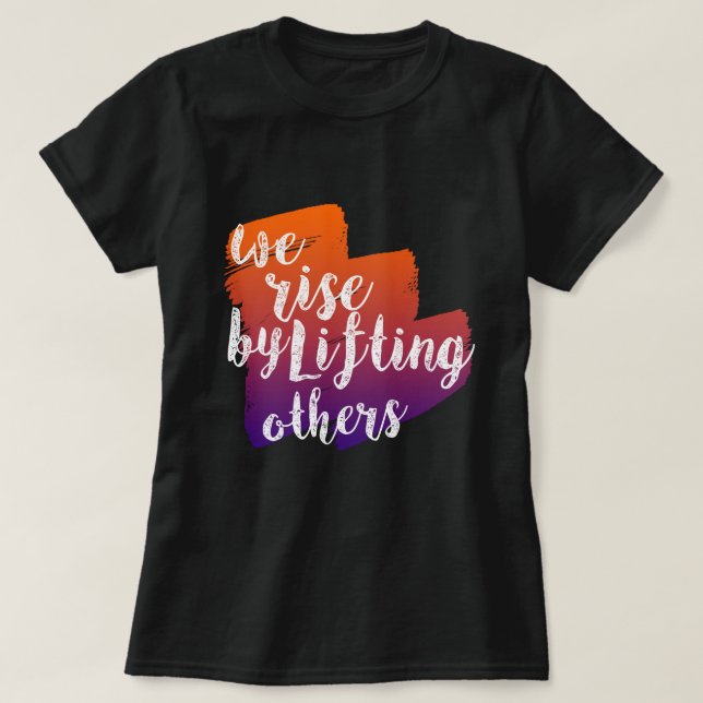 T-SHIRT AUMENTAMOS LEVANTANDO OS OUTROS (Frente do Design)