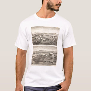 T-shirt Aumentou o res, aquece a aterragem do primavera