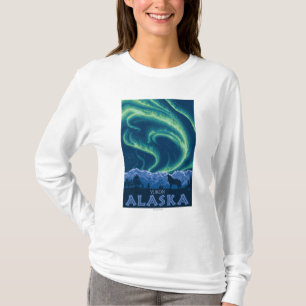 T-shirt Aurora boreal - Yukon, Alaska