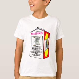 T-shirt Ausente: CONSTITUIÇÃO DOS EUA