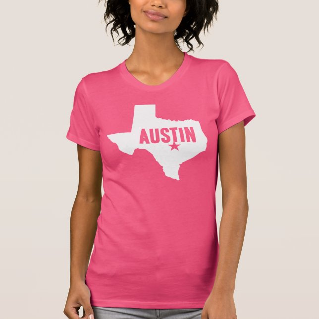 T-shirt Austin, TX (Frente)