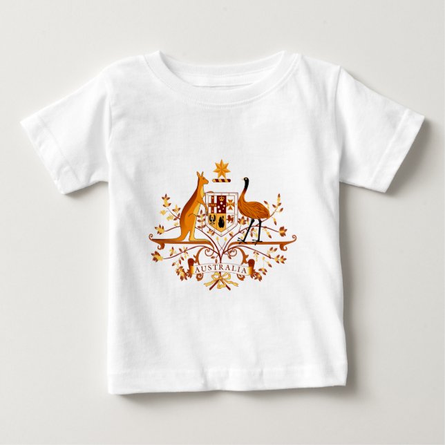 T-shirt Austrália COA Brown (Frente)