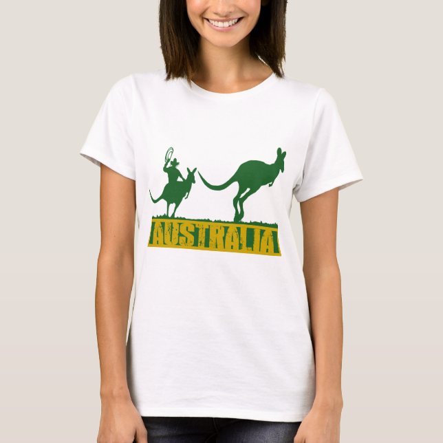 T-shirt Austrália engraçada (Frente)