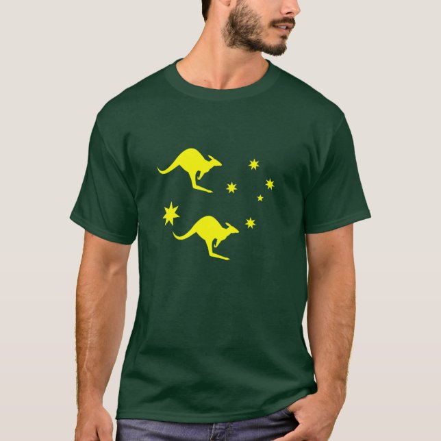 T-shirt Austrália Roo & Cross (Frente)