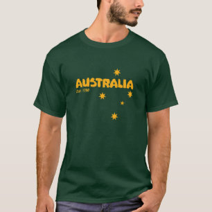 T-shirt australiano australiano do Est 1788 do dia