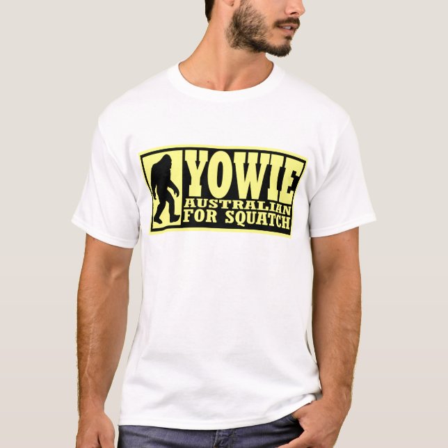 T-shirt AUSTRALIANO PARA SQUATCH - Bigfoot de YOWIE para (Frente)