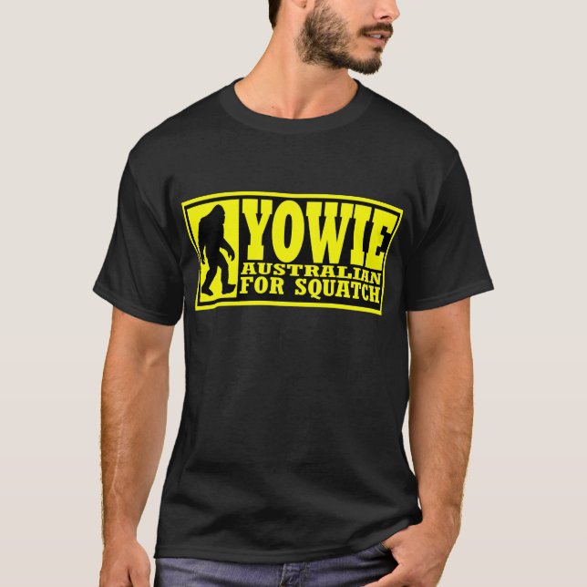T-shirt AUSTRALIANO PARA SQUATCH - Bigfoot de YOWIE para (Frente)