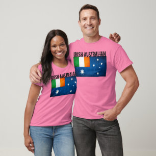T-shirt Australianos irlandeses
