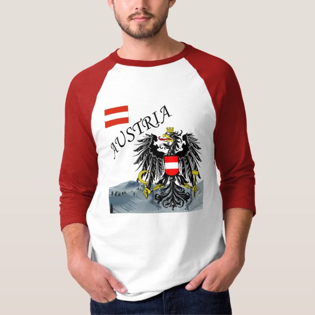 T-shirt Áustria - Osterreich (Frente)
