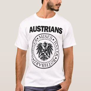 T-shirt Austríacos - escola da economia (luz)