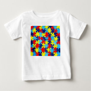 T-shirt Autismo Awareness Quebra-cabeça por Shirley Taylo