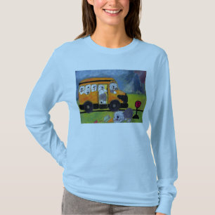 T-shirt Auto escolar inglês velho de Wigglebottom do