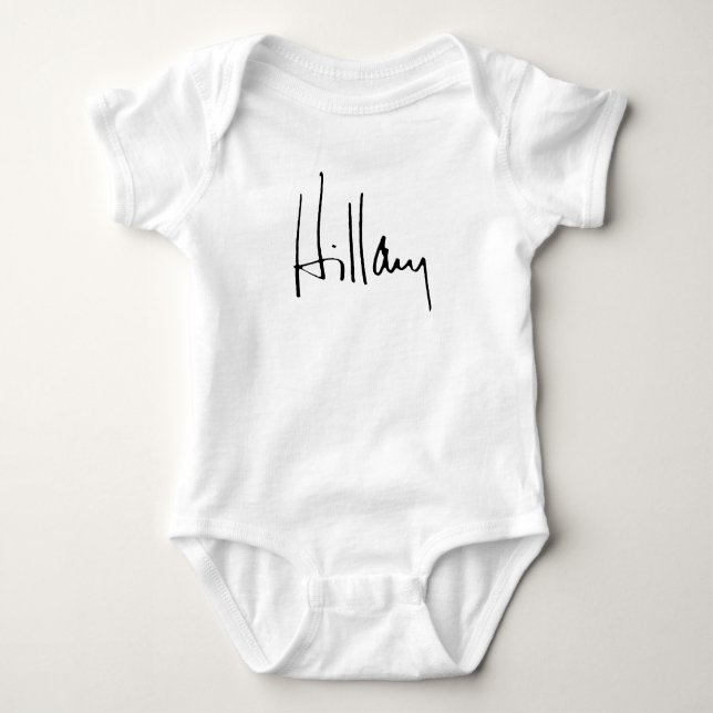 T-SHIRT AUTÓGRAFO DE HILLARY CLINTON (Frente)