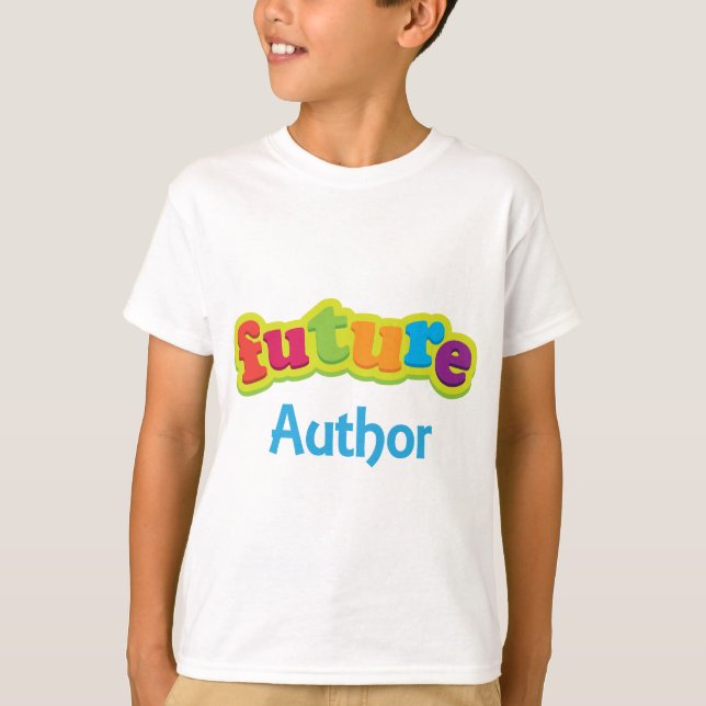 T-shirt Autor (futuro) para a criança (Frente)