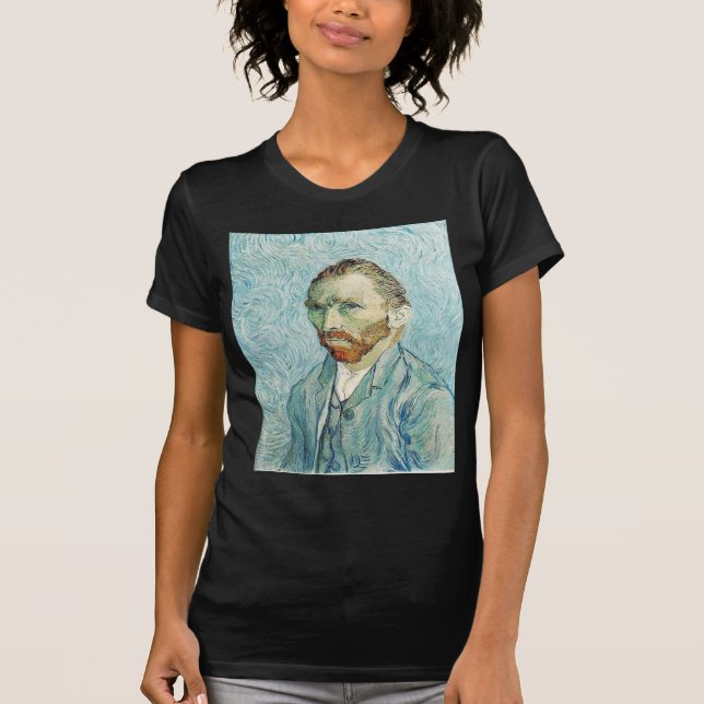 T-shirt Autorretrato de Vincent Van Gogh (Frente)