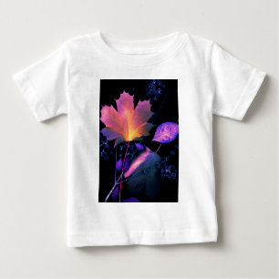 T-shirt Autumn Leaves em Neon