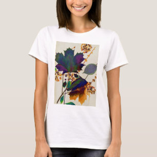 T-shirt Autumn Leaves em Royal Colors