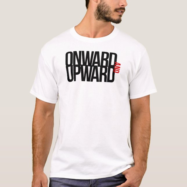 T-shirt Avante e para cima (Frente)