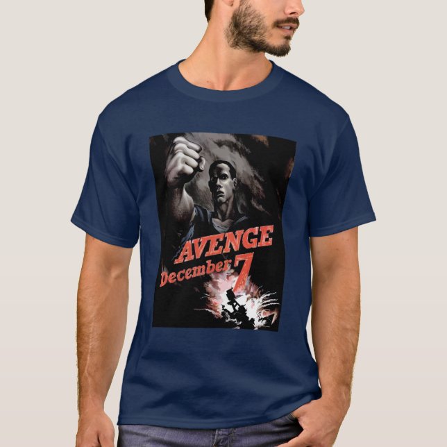 T-shirt Avenge o 7 de dezembro (Frente)