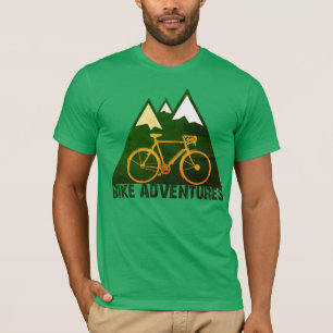 T-shirt aventuras de bicicleta