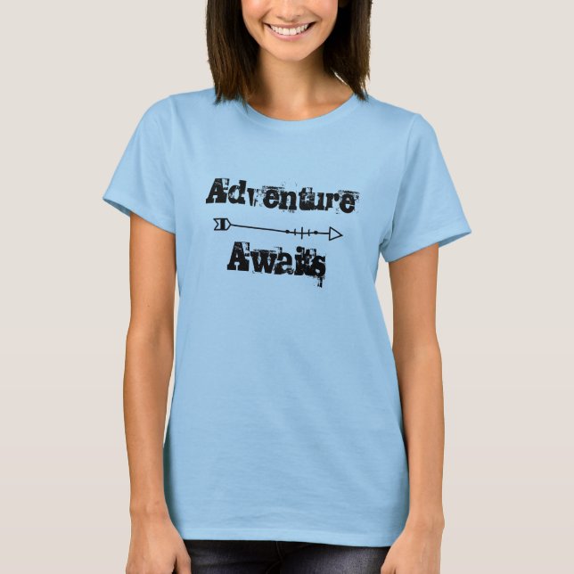 T-shirt Aventure Await (Frente)