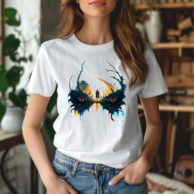 T-shirt Aventure dans l'œil du monstre (Criador carregado)