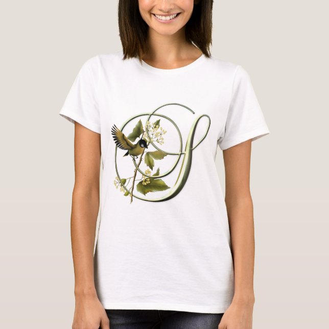 T-shirt Aves canoras S inicial (Frente)