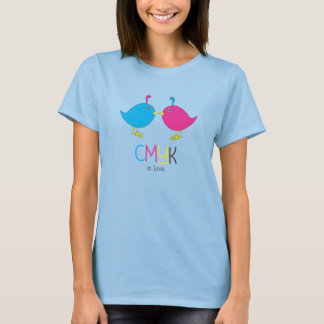 T-shirt Aves CMYK