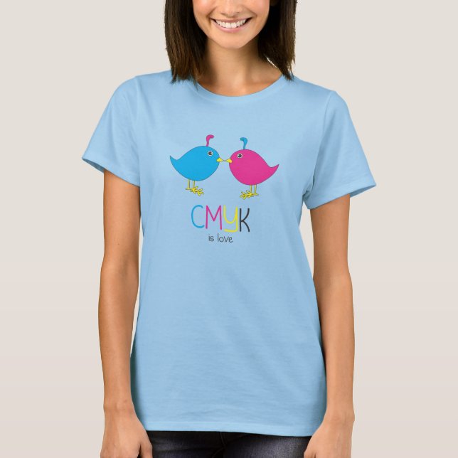 T-shirt Aves CMYK (Frente)