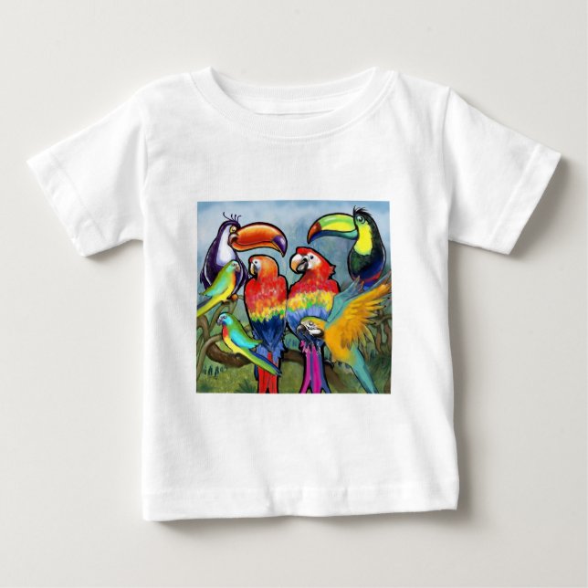 T-shirt Aves Tropicais (Frente)