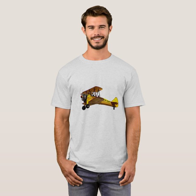 T-shirt Avião de correio aéreo (Frente Completa)