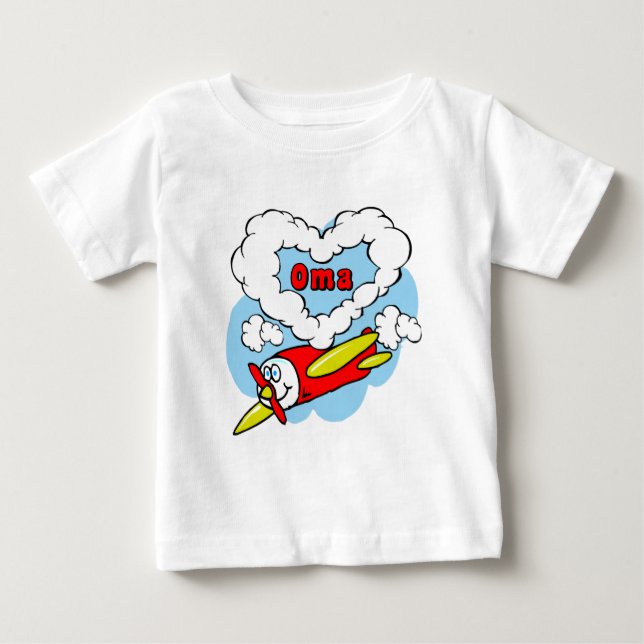T-shirt Avião de Oma Kids (Frente)