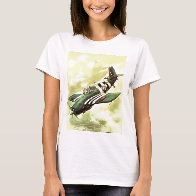 T-shirt Avião Vintage (Frente)