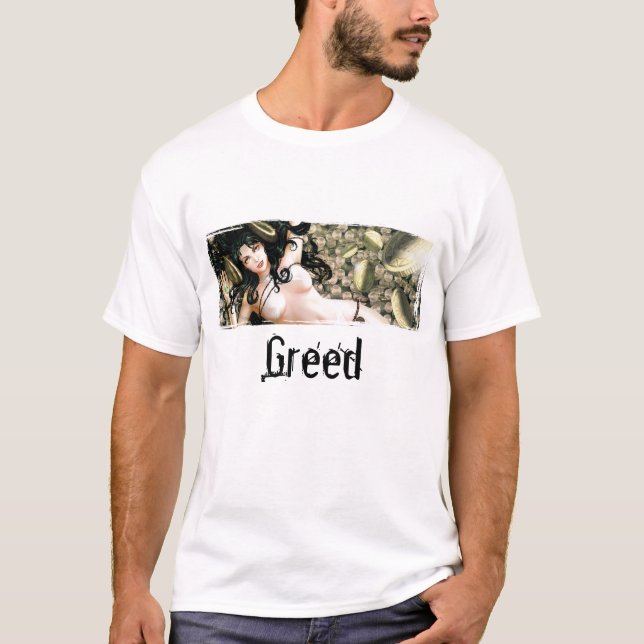 T-shirt Avidez 2 (luz) (Frente)
