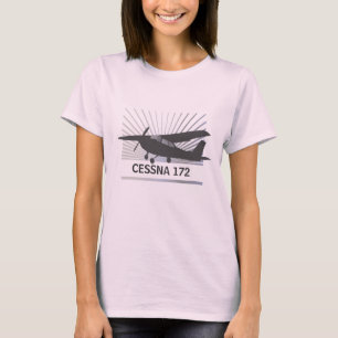 T-shirt Aviões altos da asa