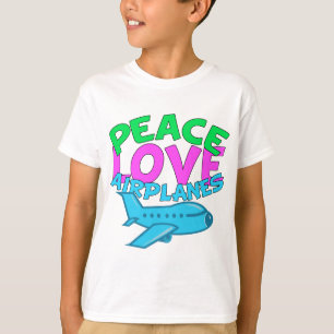 T-shirt Aviões do amor da paz