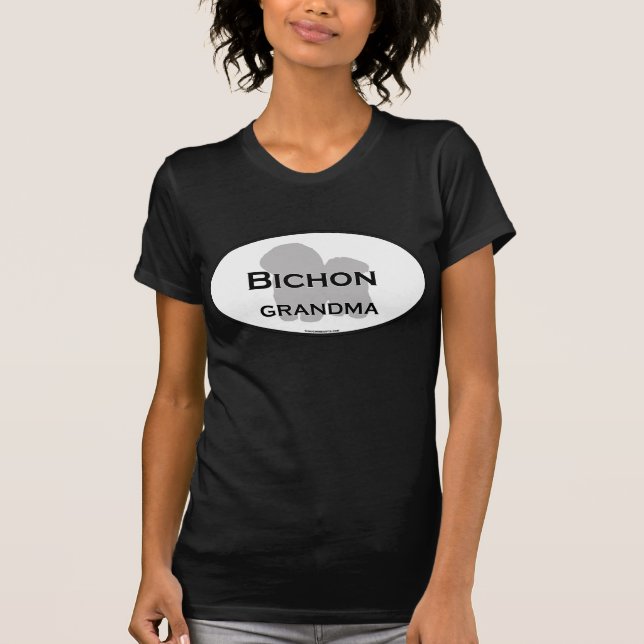 T-shirt Avó de Bichon (Frente)