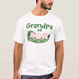 T-shirt Avô de Tripletes Mistos
