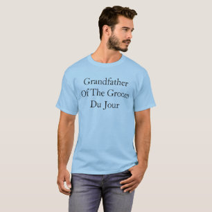 T-shirt Avô Do Noivo Du Jour Citação De Casamento